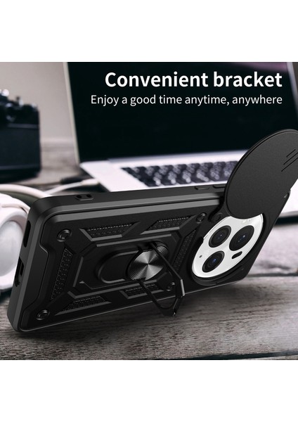 Honor Magic6 Pro 5g Kılıf Kickstand Pc+Tpu Telefon Kılıfı Kayar Lens Pencereli-Gümüş (Yurt Dışından) fırsatları