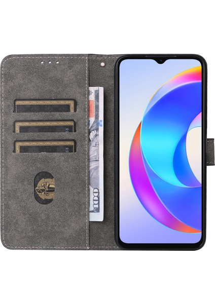 Honor X5 Plus/play 40C 5g Kılıf Kitap Stili Rfıd Engelleme Cüzdan Telefon Kılıfı Kayışlı-Siyah (Yurt Dışından) fiyatları