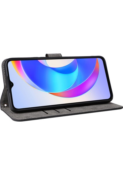 Honor X5 Plus/play 40C 5g Kılıf Kitap Stili Rfıd Engelleme Cüzdan Telefon Kılıfı Kayışlı-Siyah (Yurt Dışından) modelleri