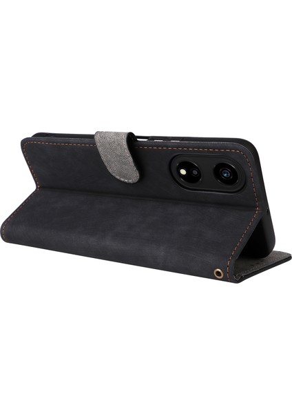 Honor X5 Plus/play 40C 5g Kılıf Kitap Stili Rfıd Engelleme Cüzdan Telefon Kılıfı Kayışlı-Siyah (Yurt Dışından) fırsatları