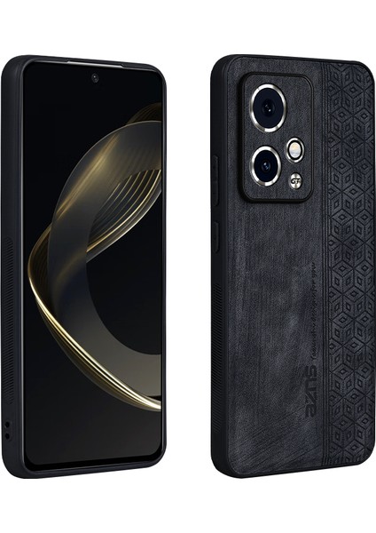 Azns For Honor 90 Gt 5g Kılıf Çizilmez Baskılı Telefon Arka Kapağı-Siyah (Yurt Dışından)
