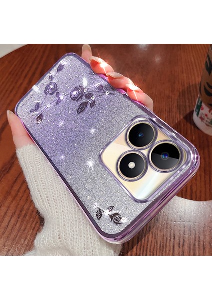 Kadem For Honor X60I 5g Kılıf Çiçek Tpu Esnek Degrade Telefon Kılıfı-Mor (Yurt Dışından) fırsatları