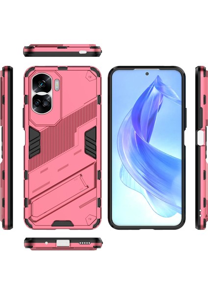 Honor 90 Lite 5G/X50I 5g Düşme Korumalı Telefon Kılıfı Kickstand Pc+Tpu Arka Kapak-Gül (Yurt Dışından) indirimleri