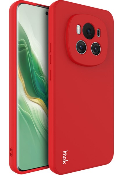 Imak Uc-4 Serisi Honor Magic6 5g Kılıf Tpu Düz Kenar Koruyucu Arka Kapak-Kırmızı (Yurt Dışından)