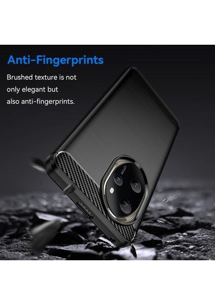 Honor 100 Pro 5g Kılıf Karbon Fiber Fırçalanmış Tpu Telefon Kılıfı-Siyah (Yurt Dışından) indirimleri