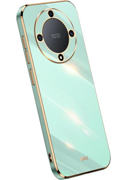 Xınlı For Honor Magic5 Lite 5G/X9A 5g Elektrokaplama Tpu Telefon Kılıfı Koruyucu Telefon Kılıfı-Camgöbeği (Yurt Dışından)