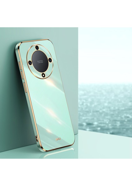 Xınlı For Honor Magic5 Lite 5G/X9A 5g Elektrokaplama Tpu Telefon Kılıfı Koruyucu Telefon Kılıfı-Camgöbeği (Yurt Dışından) modelleri