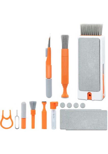 11'i 1 Arada Klavye Temizleme Seti, Cep Telefonu Ekran Temizleme Kiti, Kamera Klavye Temizleme Aracı, Dizüstü Bilgisayar Temizleyici (Yurt Dışından)