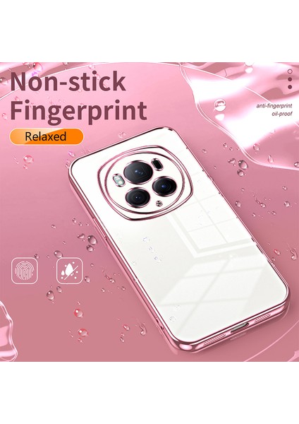 Honor Magic6 Pro 5g Elektrokaplama Tpu Kapak Düşme Korumalı Cep Telefonu Kılıfı-Pembe (Yurt Dışından) fırsatları