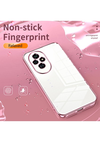 Honor 200 5g Kılıf Galvanik Çerçeve Yumuşak Tpu Telefon Kılıfı-Yeşil (Yurt Dışından) fırsatları