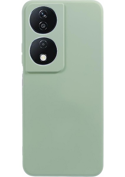 Honor X7B 4g/90 Smart/play 50 Plus 5g Kılıf Yumuşak Fiber Astar Tpu Şok Emici Telefon Kılıfı-Matcha Yeşili (Yurt Dışından)