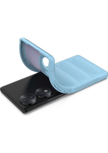 Honor 70 5g Yumuşak Tpu Telefon Kılıfı Darbe Emici Düşmeye Dayanıklı Cep Telefonu Kılıfı-Bebek Mavisi (Yurt Dışından) modelleri