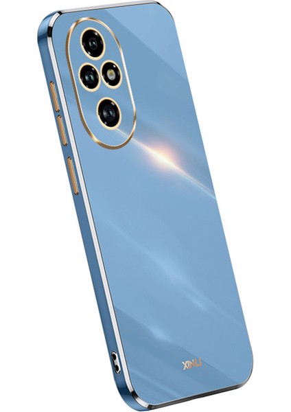 Xınlı For Honor 200 Pro 5g Kılıf Yumuşak Tpu Elektrokaplama Koruyucu Telefon Kılıfı-Mavi (Yurt Dışından)