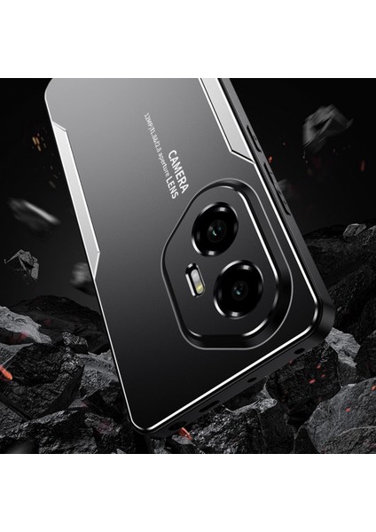 Honor 300 Telefon Kılıfı Alüminyum Alaşımlı Tpu Pc Arka Kapak-Gümüş (Yurt Dışından) indirimleri