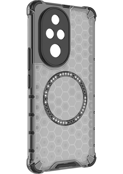 Honor 200 Pro 5g Kılıf Petek Tpu+Pc Cep Telefonu Kılıfı Magsafe-Gri ile Uyumlu (Yurt Dışından) fiyatları