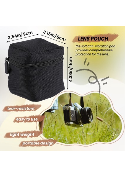 Dslr Kamera Lens Çantası, Dslr Kamera Için Dolgulu Kalın Darbeye Dayanıklı Koruyucu Kılıf Lens Kılıfı (Yurt Dışından) indirimleri