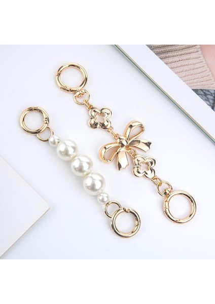 2 Adet Altın Fiyonklu Çanta Genişletme Zinciri, Metal Inci Genişletme Zincirleri, Fiyonk Desenli Çanta Askısı Değişimi, Çantalar ve Çantalar Için (Yurt Dışından) fırsatları