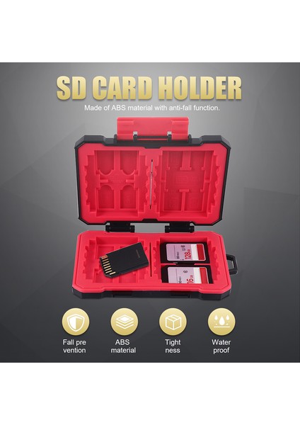 Su Geçirmez Sd Kart Tutucu Büyük Kapasiteli Sım/sd// Kart Kılıfı ///// Kamera Için (Yurt Dışından) indirimleri