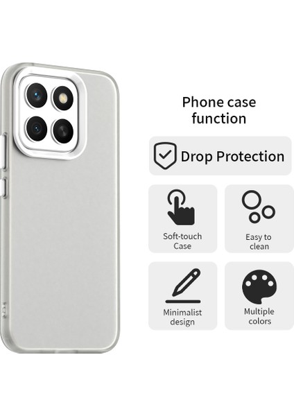 Honor X8C 4g Kılıf Pc+Tpu+Pet Mat Düşmeye Karşı Dayanıklı Telefon Arka Kapağı-Beyaz (Yurt Dışından) fiyatları
