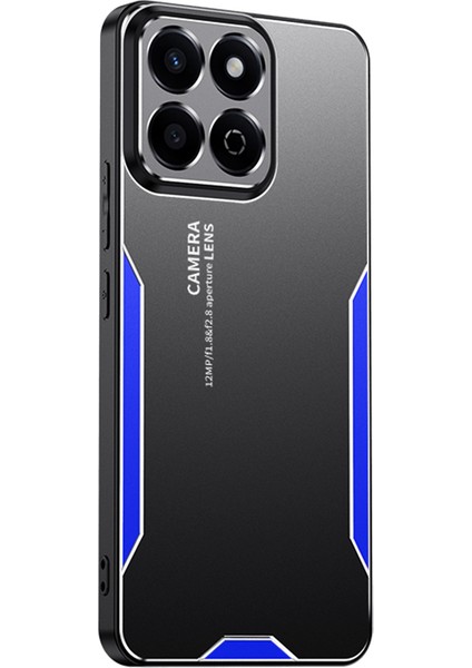 Honor Play 60 Plus 5g Kılıf Alüminyum Alaşımlı Telefon Zırh Kılıfı-Mavi (Yurt Dışından)