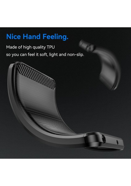 Tpu Telefon Kılıfı Honor X30I Düşmeye Karşı Dayanıklı Darbeye Dayanıklı Kılıf Karbon Fiber Doku Fırçalanmış Telefon Kılıfı-Siyah (Yurt Dışından) fiyatları