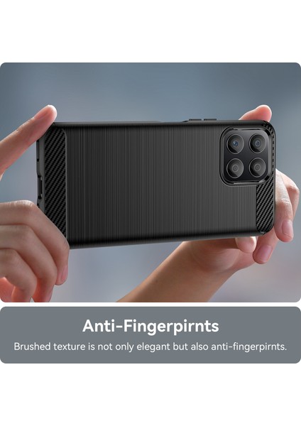 Tpu Telefon Kılıfı Honor X30I Düşmeye Karşı Dayanıklı Darbeye Dayanıklı Kılıf Karbon Fiber Doku Fırçalanmış Telefon Kılıfı-Siyah (Yurt Dışından) fırsatları