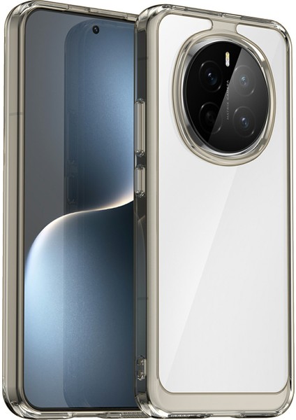 Honor Magic7 5g Kılıf Tpu+Akrilik Koruyucu Şeffaf Telefon Kılıfı-Şeffaf Gri (Yurt Dışından)