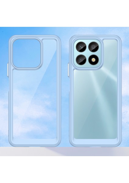 Honor X8A 4g Için Telefon Kılıfı, Akrilik + Tpu Cep Telefonu Kabuğu Koruyucu Kılıf-Mavi (Yurt Dışından) fiyatları
