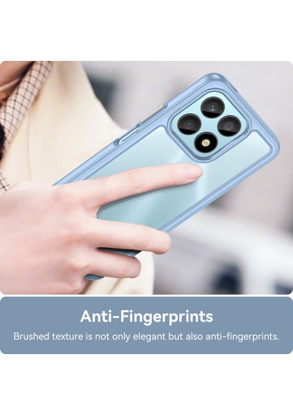 Honor X8A 4g Için Telefon Kılıfı, Akrilik + Tpu Cep Telefonu Kabuğu Koruyucu Kılıf-Mavi (Yurt Dışından) indirimleri