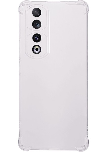 Honor 90 Pro Şeffaf Güçlendirilmiş Köşeler Kılıf Tpu Esnek Cep Telefonu Kılıfı (Yurt Dışından)