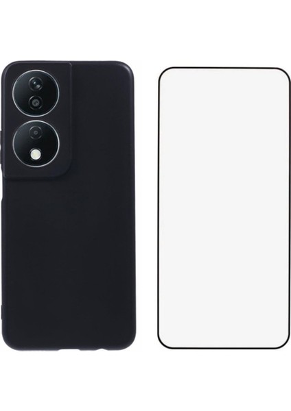 Wanlonfeng Ms Serisi Honor X7B 5g/4g Tpu Kılıf Mat Kapak Ekran Filmi (Büyük Lens Deliği) (Yurt Dışından)