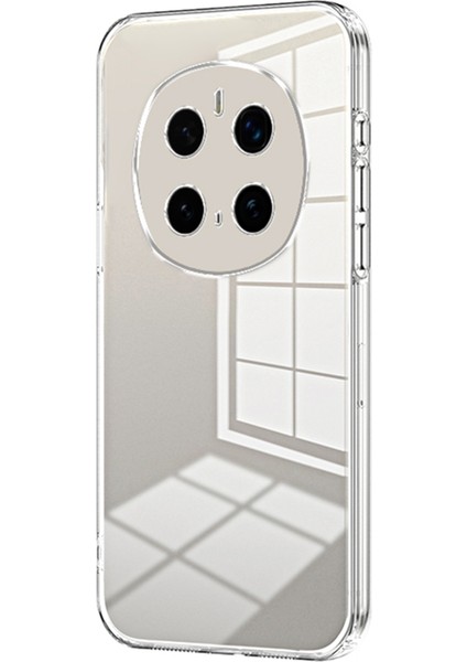 Honor Magic7 Pro 5g Kılıf Galvanik Çerçeve Yumuşak Tpu Telefon Kılıfı-Şeffaf (Yurt Dışından)