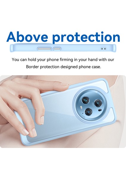 Honor Magic5 Pro Tpu+Akrilik Çizilmez Telefon Kılıfı Düşmeye Dayanıklı Arka Kapak-Mavi (Yurt Dışından) fırsatları