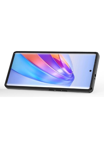 Honor X40 5G/X9A 5g/magic5 Lite 5g Kılıf Telefon Ayaklık Kapağı Sürgülü Lens Koruyucu-Mavi (Yurt Dışından) fırsatları