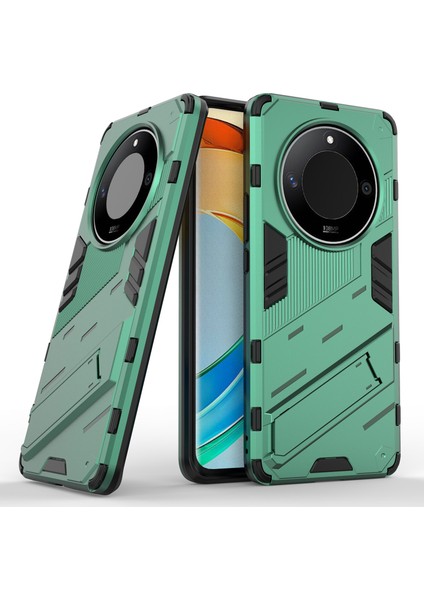 Honor X50/X9B 5g/magic6 Lite 5g Pc+Tpu Darbeye Dayanıklı Telefon Kılıfı Gizli Destekli Arka Kapak-Yeşil (Yurt Dışından) indirimleri