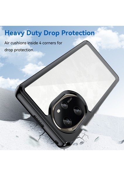 Honor 100 Pro 5g Kılıf Renkli Çerçeve Tpu+Akrilik Telefon Kılıfı-Siyah (Yurt Dışından) modelleri