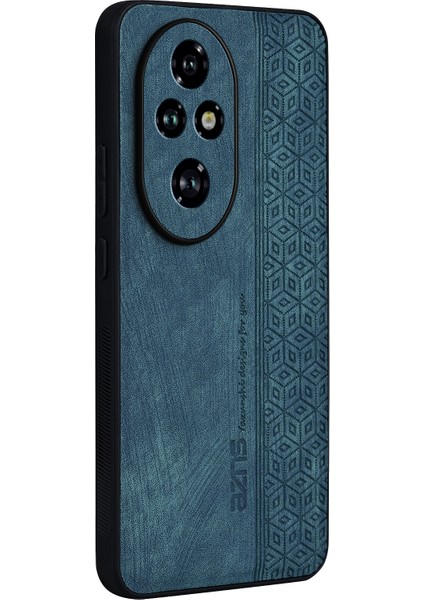 Azns For Honor 200 5g Darbeye Dayanıklı Kılıf Düşmeye Karşı Dayanıklı Pu+Tpu Telefon Kılıfı-Yeşil (Yurt Dışından)