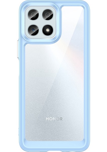 Honor X30I/X8 4G/PLAY6T Pro Bağımsız Düğmeli Telefon Kabuğu Darbeye Dayanıklı Tpu+Akrilik Hibrit Kılıf-Bebek Mavisi (Yurt Dışından)