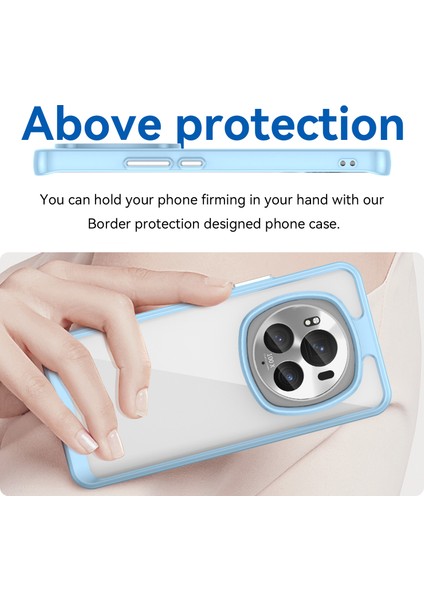 Honor Magic6 Pro 5g Tpu+Akrilik Kılıf Şeffaf Arka Telefon Kılıfı-Mavi (Yurt Dışından) fırsatları