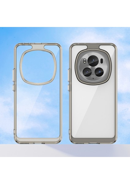 Honor Magic6 Pro 5g Tpu+Akrilik Kılıf Şeffaf Arka Telefon Kılıfı-Şeffaf Gri (Yurt Dışından) fiyatları