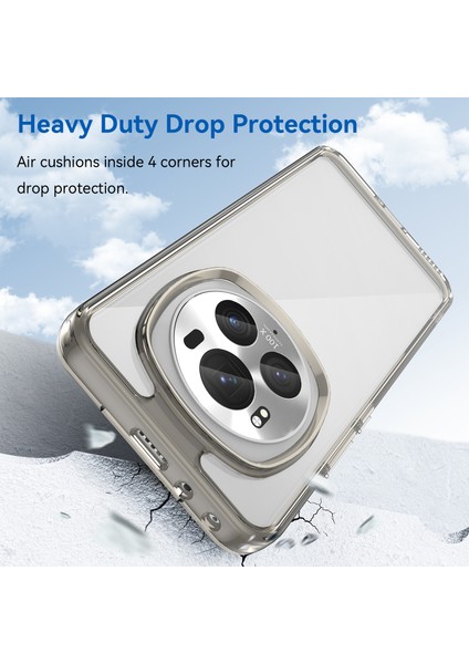 Honor Magic6 Pro 5g Tpu+Akrilik Kılıf Şeffaf Arka Telefon Kılıfı-Şeffaf Gri (Yurt Dışından) modelleri