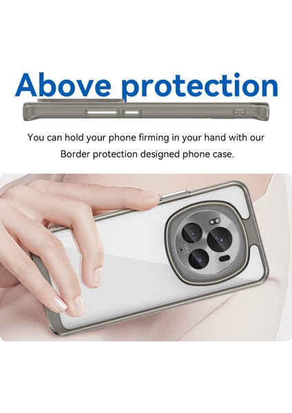 Honor Magic6 Pro 5g Tpu+Akrilik Kılıf Şeffaf Arka Telefon Kılıfı-Şeffaf Gri (Yurt Dışından) fırsatları