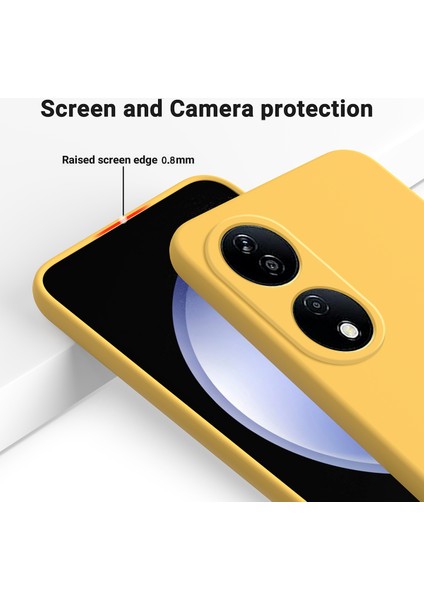 Honor Play 50 Plus 5G/X7B 4g/90 Akıllı Sıvı Silikon Kılıf Kayışlı Çizilmez Kapak-Sarı (Yurt Dışından) indirimleri