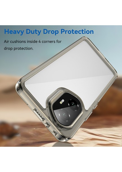 Honor 300 Kılıf Tpu+Akrilik Koruyucu Şeffaf Telefon Kılıfı-Şeffaf Gri (Yurt Dışından) modelleri