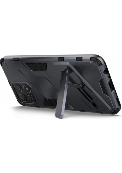 Honor X30I Düşmeye Karşı Destekli Ayak Fonksiyonlu Kombo Pc+Tpu Kılıf Çift Katmanlı Koruyucu Cep Telefonu Kabuğu-Koyu Mavi (Yurt Dışından) indirimleri