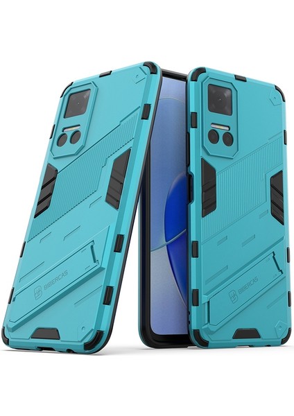 Honor PLAY6T 5g Pc+Tpu Kılıf Cep Telefonu Koruyucu Ayaklı-Bebek Mavisi (Yurt Dışından)