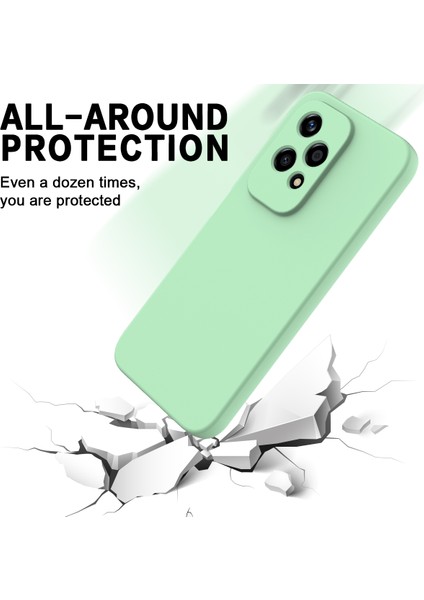 Honor 200 Lite Kılıf Askılı Sıvı Silikon Telefon Kılıfı Kamera Koruması-Yeşil (Yurt Dışından) indirimleri