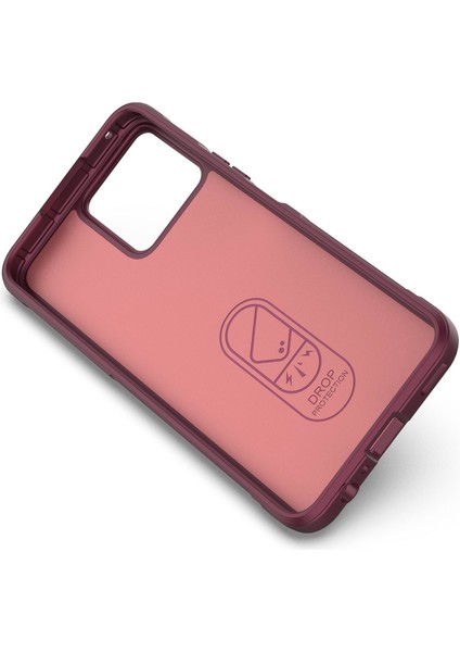 Honor X8 4G/X30I Sağlam Arka Kapak Düşmeye Esnek Tpu Telefon Kılıfı-Şarap Kırmızısı (Yurt Dışından) fiyatları