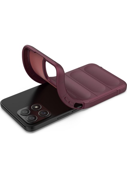 Honor X8 4G/X30I Sağlam Arka Kapak Düşmeye Esnek Tpu Telefon Kılıfı-Şarap Kırmızısı (Yurt Dışından) modelleri