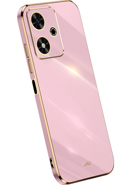 Xınlı For Honor Play 50 Kılıf Tpu Yumuşak Telefon Kılıfı Galvanik Altın Kenar-Mor (Yurt Dışından)